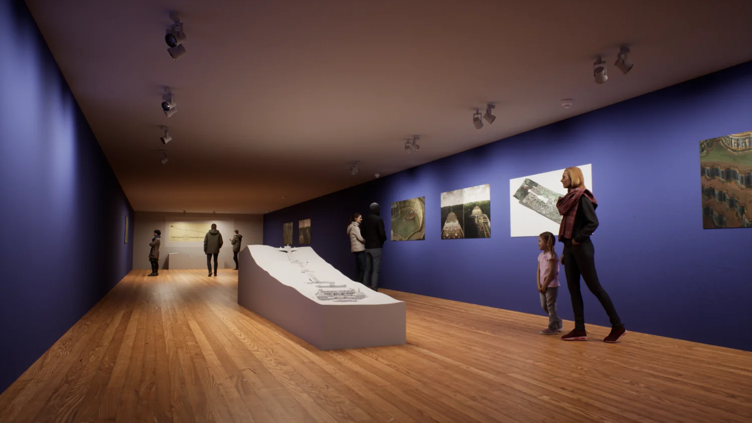 Museum exhibition visualization